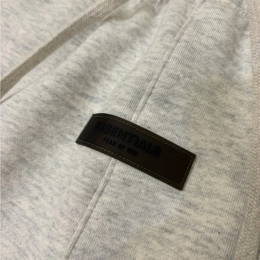 Fear of God ESSENTIALS Light Heather Grey Fleece Sweatpants NWOT